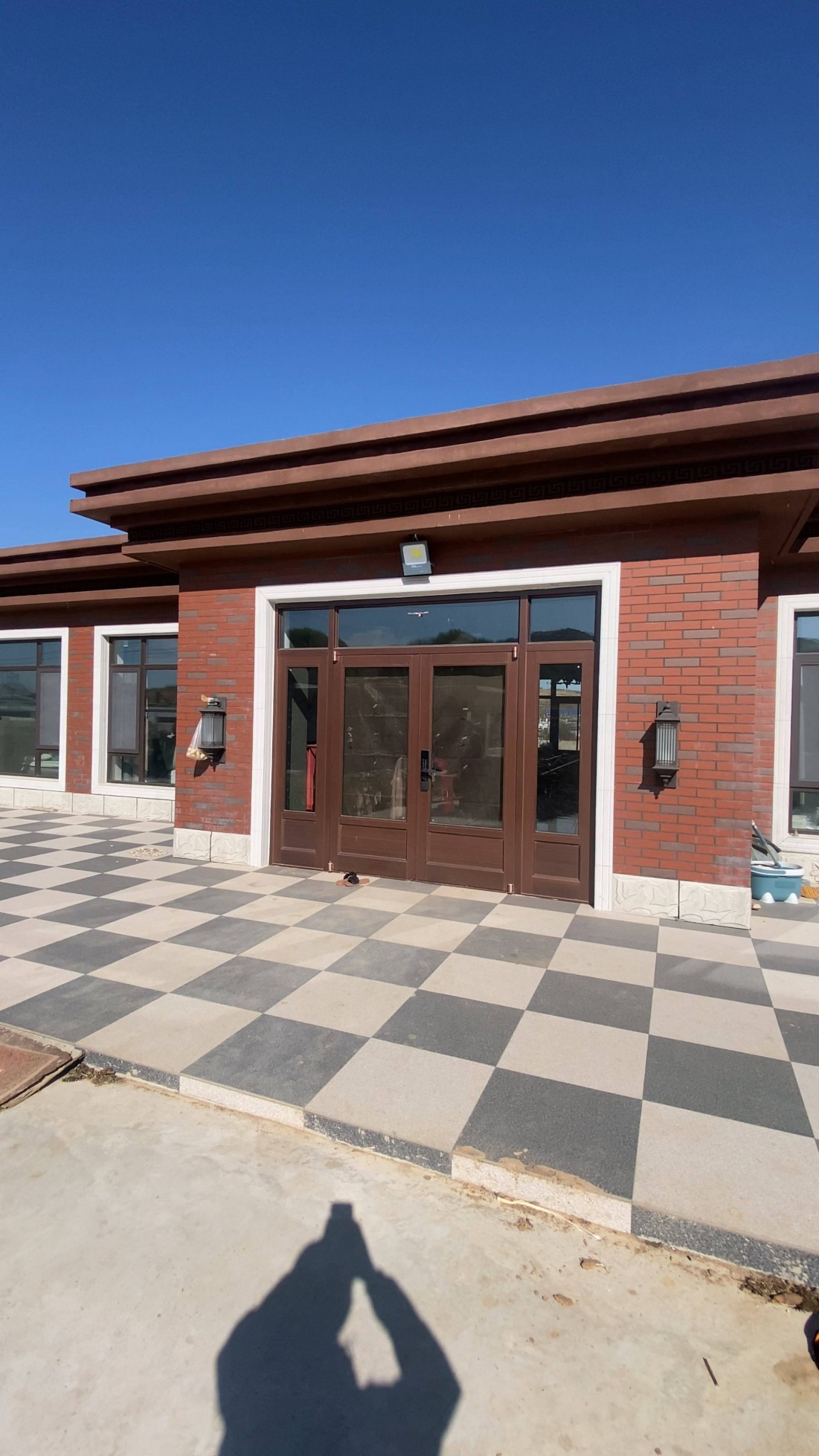 農(nóng)村自建房126平米空氣能全屋地暖