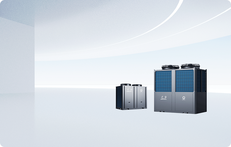 御寒系列-超低溫變頻冷暖機組(頂出風)